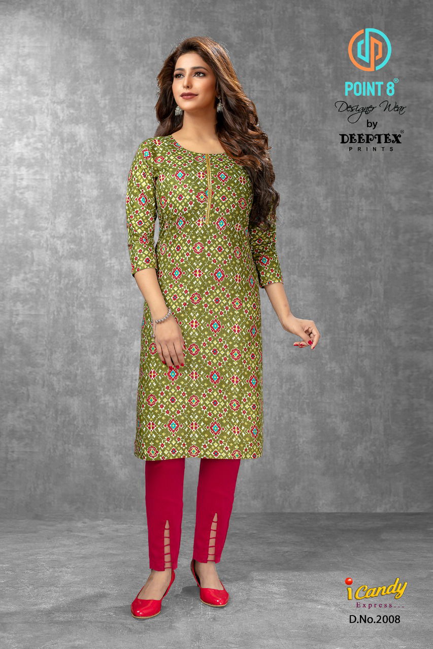 Deeptex I Candy Express 2 Cotton Printed Regular Wear Kurti Collection